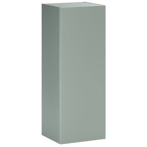 Meuble colonne de salle de bain suspendu ASTER vert 30 x 80 cm