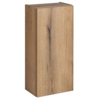 Meuble haut de salle de bain à suspendre NOVA OAK en chêne 20 x 57 cm