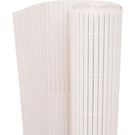 Clôture de jardin Blanc 150 x 500 cm PVC