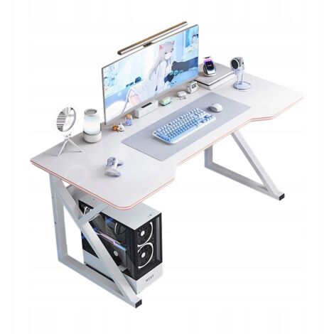Schreibtisch Gami Gaming-Tisch für Computer, weiß, groß, modern, 120 cm