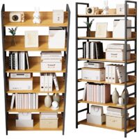 Bücherregal für Ordner, hoch, Loft-Schrank aus Metall, industriell, 174 cm