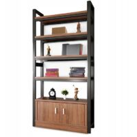 Industrielles Regal, Stehregal, Bücherregal, Loft, 190 cm, Metallrahmen