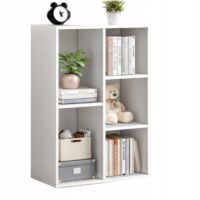 Offenes Regal, weiß, großer Schrank, Kommode, Loft, skandinavisch, 5 Einlegeböden