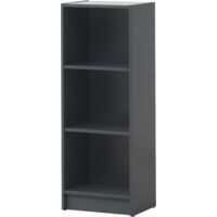Dark Grey Medium Narrow Bookcase With Adjustable Shelves In Multiple Colours
