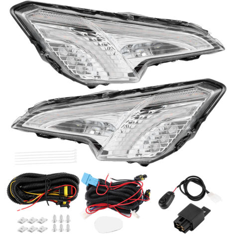 Paire de feux de jour DRL, clignotants antibrouillard, lampe LED adaptée à Ford EcoSport 2018 – 2019 (1/5)