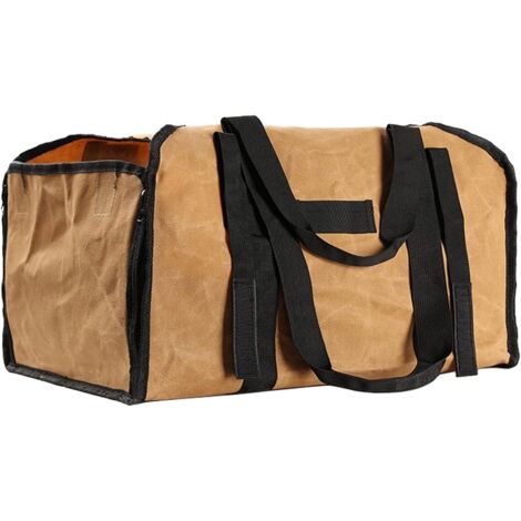 Porte-bûches pour bois de chauffage - Sac de transport pour le bois de chauffage - Sac de rangement en plein air - Sac de rangement pour bois de chauffage - Pour camping, pique-nique, barbecue (1/5)