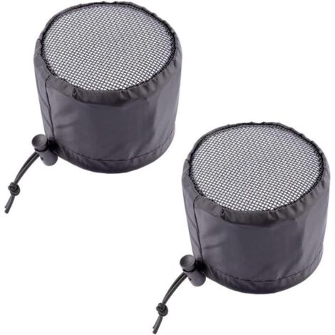 Lot de 2 grilles d'aération pour tente de culture de 15 cm, filtre à conduit avec boucle fixe, écran anti-poussière pour la croissance des plantes, ventilateur pour tente de culture