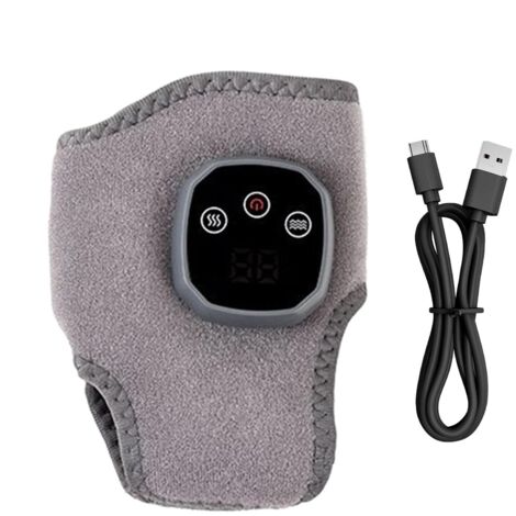 Massage Des Pieds,4 Niveaux de Chaleur Massage Pied Cheville,Enveloppe Chauffante Sans Fil Pour Cheville Mollet Genou - Relaxation Soin Personnel Maison Bureau Voyage Santé