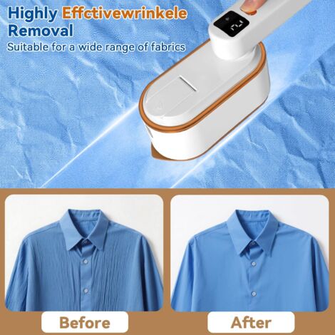 1200W Défroisseur Vapeur,Fer à Repasser Portable,2 En 1 Défr