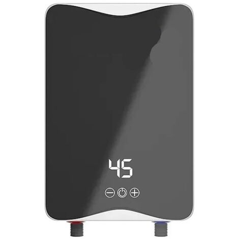 5500W chauffe-eau électrique instantané sans réservoir salle de bains cuisine chauffage robinet demande avec écran LCD