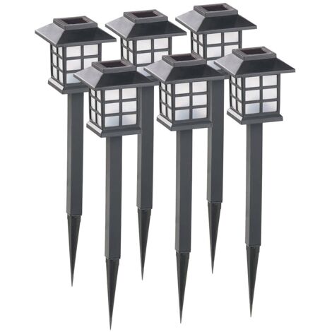 Lampe solaire LED d'extérieur pour cour, petite lanterne de palais, lampe de jardin à poser au sol, mini lampe solaire, étanche (1/5)