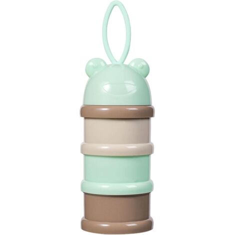3 Layer Doseur De Lait Bebe Conteneur Empilable pour Lait Maternisé Récipient Empilable pour Lait Maternisé Récipient De Voyage pour Aliments pour Bébés Distributeur De Lait en Poudre pour Bébé (1/5)
