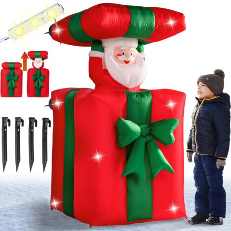 Aceshop Père Noël Gonflable Suspendu, 5.2FT Pères Noël Suspendus