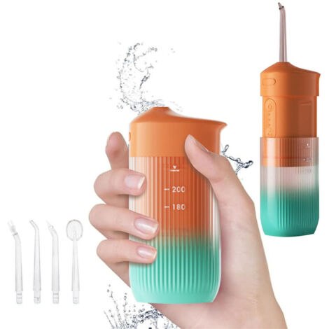 Soie dentaire portable pour voyage dentaire mini mini - soie dentaire compact électrique oral rincer soie dentaire pour nettoyage dentaire