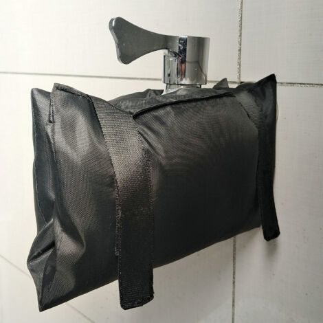 Couvercle de robinet d'hiver, protection contre la congélation pour robinet externe, couvercle isolant pour tuyau de bavoir noir (1/4)