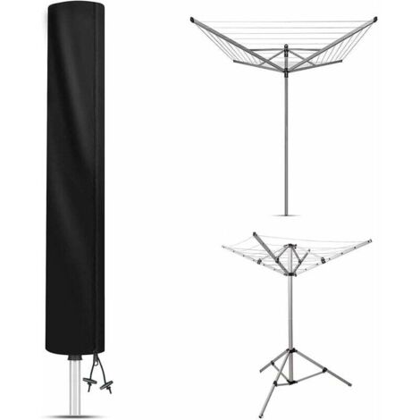 Brabantia Regenschirm-Trockner-Abdeckung, Leifheit Wäschetrockner-Abdeckung, Outdoor-Regenschirm-Wäschetrockner-Abdeckung, wasserdichte Schutzhülle für Brabantia Regenschirm-Trockner (160 x 15 x 15 cm (1/4)