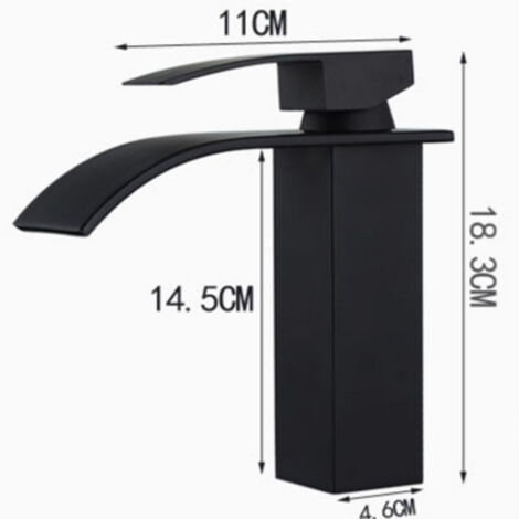 24,99€ robinet cascade Homelody chromé plié (pour vasque, lavabo