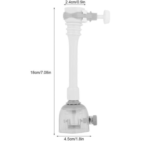 Lot 2 Filtres Eau Robinet 360° 6 Couches + 20 Cotons – Filtre Robinet Cuisine Salle Bain, Anti-Calcaire Charbon Actif, Universel 15-32 Mm