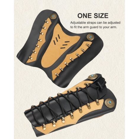 Protection Bras Tir à L'arc Inzopo Protège-bras De Tir à L'arc Avec 3 Sangles Violet Protège Bras Tir à L'arc