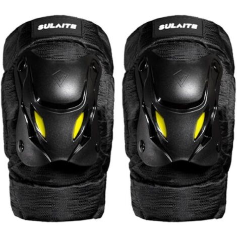 2 pièces Genouillères de moto pour hommes, protège-genoux et tibias, protections pour genoux, équipement de protection pour moto tout-terrain, motocross, VTT, scooter, skateboard et cyclisme. (1/5)