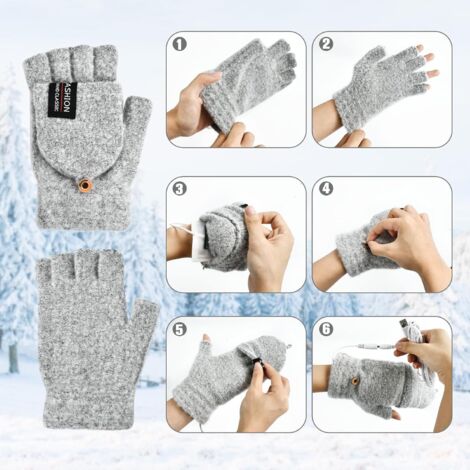 Gants Chauffants Gants électriques à 3 Niveaux De Chauffage Pour Hommes