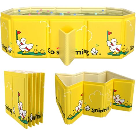 Baignoire pliable pour bébé pour un bain sûr - Rangement facile - Baignoire portable en PVC pour économiser de l'espace - Baignoire pour enfants - Baignoire facile à plier