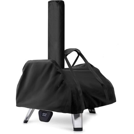 Applicable à Housse de four à pizza Ooni karu 16, étanche, résistant aux intempéries,tissu Oxford, four à pizza, sac de transport, accessoires de four à pizza, noir, 83 x 52 x 34 cm (1/5)