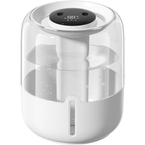 Humidificateur pour Chambre à Coucher : Remplissage par le Haut 4L, Brume Froide Grande Taille avec Veilleuse, Facile à Remplir et à Nettoyer, Ultrasonique Silencieux pour Maison, Grande Pièce, Chambr (1/5)