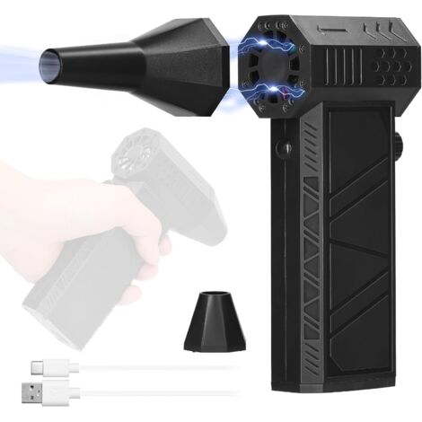 Ventilateur Jet Portable – Vitesse de Vent de 52 m/s & 130 000 tr/min, Moteur Sans Balais, Turboventilateur Canalisé Haute Puissance, Souffleur à Poussière pour Clavier (1/5)
