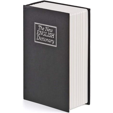 Coffre-Fort Épargne en Forme de Livre Grand Format – Boîte à Code avec Serrure, Tirelire pour Pièces et Billets, Cadeau d'Anniversaire Mignon et Créatif pour Enfants