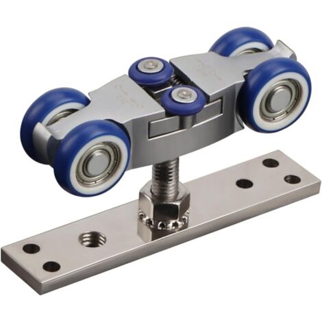 Roulettes pour Portes Coulissantes, Poulies de Rail pour Portes Pliantes, Roues Suspendues pour Portes Coulissantes, Poulies de Suspension pour Portes Pliantes d'Armoires (1/5)