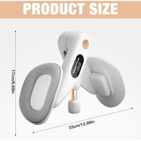 Appareil D'entraînement Multifonction Pour Cuisses Et Fessiers – Résistance 50 Kg, Coussins 13x15 Cm, 3 Modes