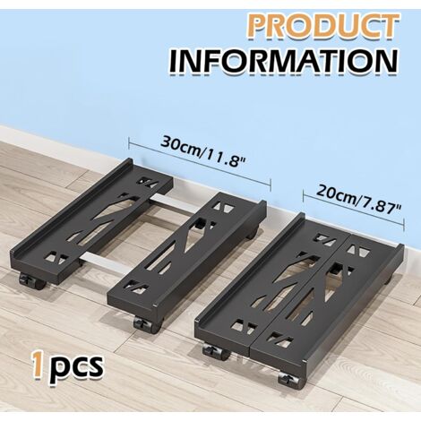 SPORWAY support CPU : PC réglable avec 4 roulettes, bureau pour ordinateur boîtier tour (noir SPORWAY support CPU : PC réglable avec 4 roulettes, bureau pour ordinateur boîtier tour (noir