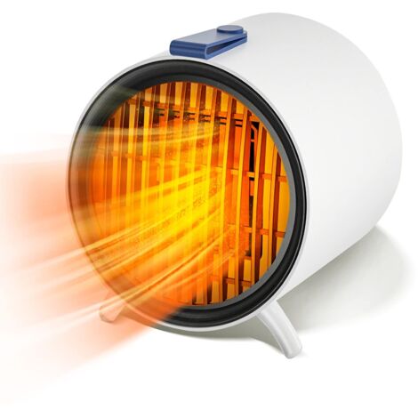 Chauffage, chauffage en céramique, chauffage électrique 500 W, protection contre la surchauffe, chauffage d'appoint, adapté pour l'intérieur, le bureau, la maison, la chambre à coucher. (1/5)
