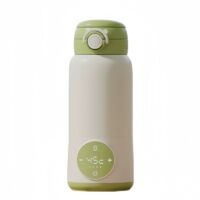 Chauffe Biberon Nomade pour Lait Maternel, Préparation pour Nourrissons ou Eau, Chauffage Rapide et Contrôle Précis de la Température Chauffe-Biberon Portable pour Voyage