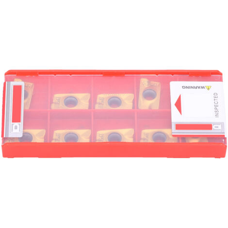 10 Pièces Fraises Carbure Cémenté Revêtement PVD APMT1604 PDER DP5320 Outillage (1/5)