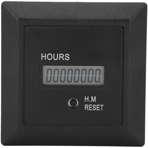 Compteur d'heures universel HM‑1R pour moteur, tracteur, générateur (100V‑250V) (1/5)