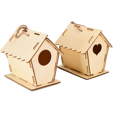 GICO Kit Nichoir à Oiseaux à Peindre Et Assembler – Loisir Créatif DIY En Bois Avec 12 Couleurs – Dès 6 Ans