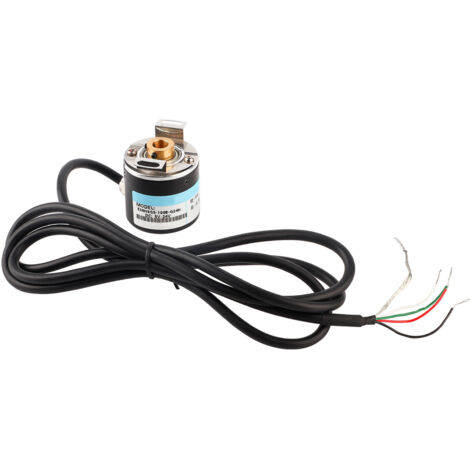 Encodeur à arbre creux AB 2‑phases pour pièces d'automation industrielle, 3000‑6000 tr/min, DC5‑24V, modèle 100B (1/5)