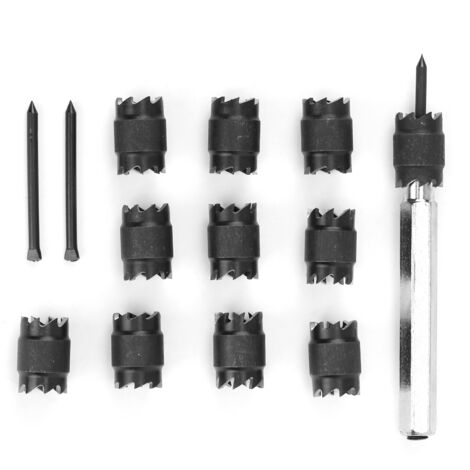 Jeu de Fraises à Points de Soudure 3/8 en Acier Rapide, Double Face pour Outils Électriques (1/5)