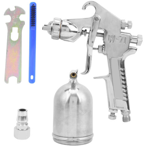 Pistolet à Peinture Pneumatique à Gravité 1.8mm avec Pot Supérieur - Style Japonais W-71 pour Outillage et Quincaillerie (1/5)