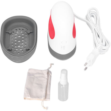 Fer à repasser automatique portable mini rouge avec détection de température et prise UE 220V (1/5)