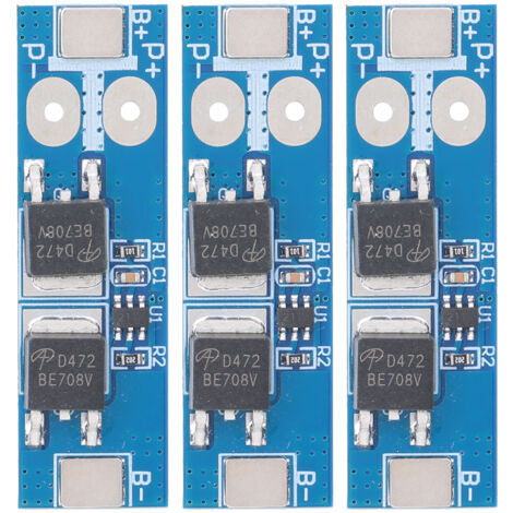 Plaque de protection batterie LiFePO4 3.2V 12A - Lot de 3 - Haute qualité - Contre surcharge et décharge (1/5)