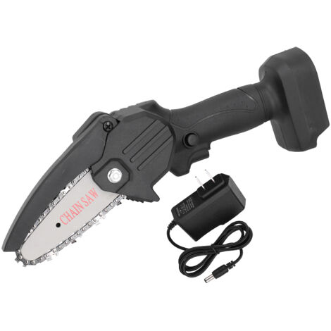 Tronçonneuse Électrique Sans Fil Mini Rechargeable - Outil de Coupe Bois AC 100-240V (Prise US) (1/5)