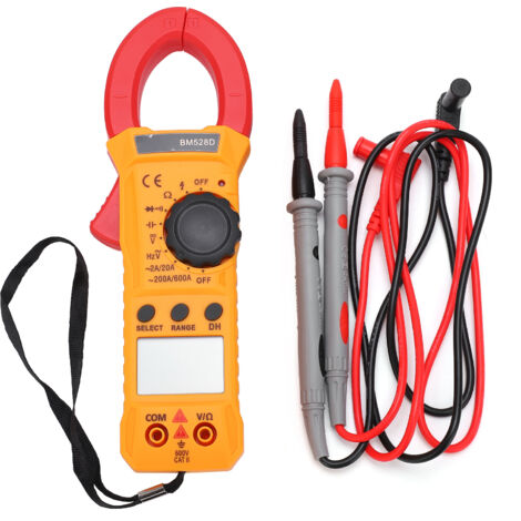 Multimètre numérique BM528D pince ampèremétrique 600A/1000V testeur de tension pince universelle arrêt automatique faible courant (1/5)