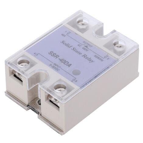 Module de relais à semi-conducteurs pour contrôle de chauffage DC/AC 480V, type haute tension SSR (40DA) (1/5)