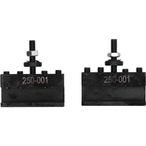 2 Pièces Porte‑Outil Tournage Fraisage Alésage Piston Coins Quincaillerie Acier Rapide 250‑001 (1/5)