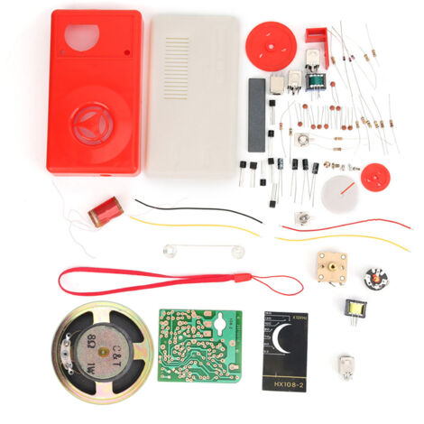 HX108-2 Kit DIY Radio à 7 Tubes - Ensemble d'Apprentissage Électronique avec Pièces Radio (1/5)