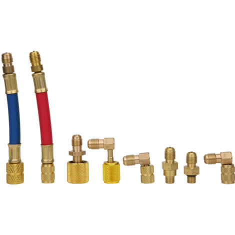 8 Pièces Connecteur Polyvalent pour Climatisation et Réfrigération - Adaptateur CT-138