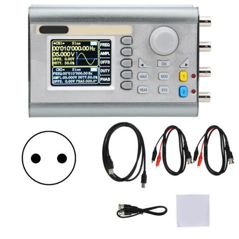 Générateur de Signaux DDS JDS2900-60M 2CH avec Fonction d'Onde Arbitraire et Alimentation AC100-240V (1/5)